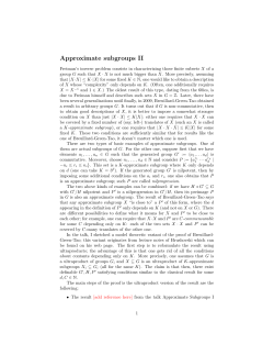 Approximate subgroups II