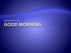 Good Morning - LSU School of Medicine