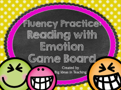 Reading with Emotion Game Board