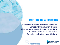 Predictive Genetic Testing of Children