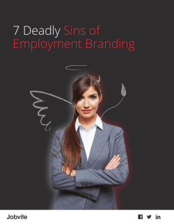 7 Deadly Sins of Employment Branding