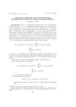 CORNALBA-HARRIS EQUALITY FOR SEMISTABLE