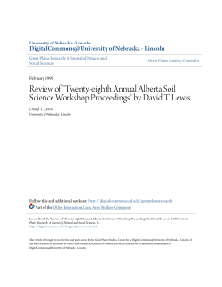 Review of "Twenty-eighth Annual Alberta Soil Science Workshop
