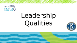 Leadership Qualities