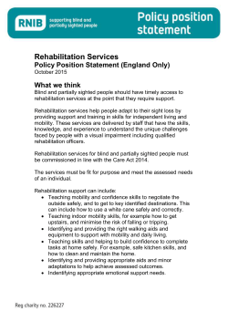 Rehabilitation Services