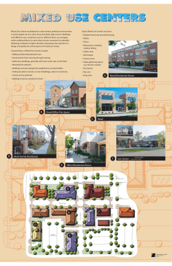 Mixed Use Centers - Village of Mount Horeb