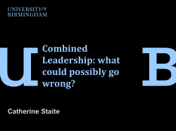 the challenges of a new political leadership culture