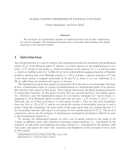Global Mapping Properties of Rational Functions
