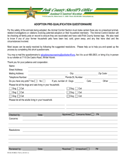 Adoption Pre-Screening form