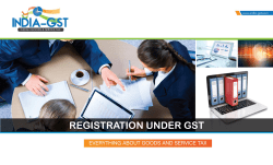 compulsory registration under gst