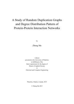 A Study of Random Duplication Graphs and Degree Distribution