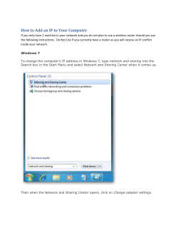 How to Add an IP to Your Computer