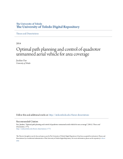 Optimal path planning and control of quadrotor unmanned aerial