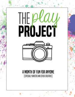 Play! - Ann Kroeker, Writing Coach