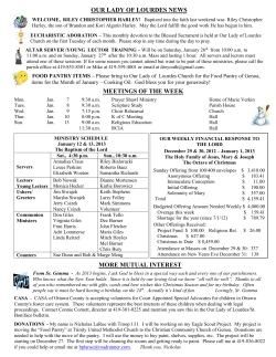 Pastoral Staff at St. Boniface