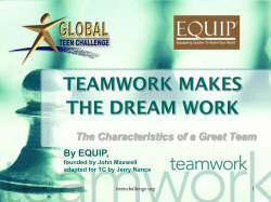 teamwork makes the dream work