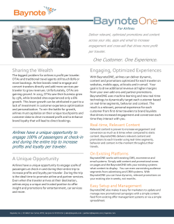 Airline Solution Brief