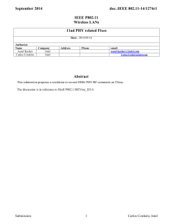 IEEE P802 - IEEE Mentor