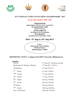 18th NATIONAL CITIES TEAM CHESS