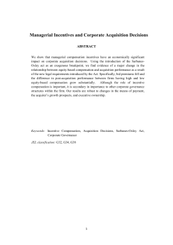 III.A. Equity-Based Compensation and Investment Risk