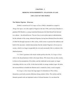 merging with modernity