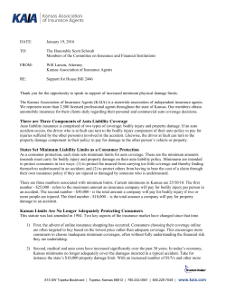 There are Three Components of Auto Liability Coverage States Set