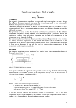 Figure 8. Equivalent diagram of a capacitance sensor when all the