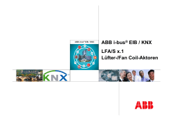 ABB i-bus&reg; EIB / KNX LFA/S x.1 L&uuml;fter-/Fan Coil