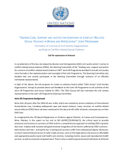 Purpose of the CSOs Group