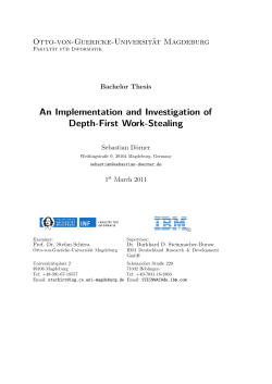 An Implementation and Investigation of Depth-First Work