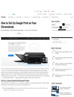 How to Set Up Google Print on Your Chromebook 1 2 3 4 5