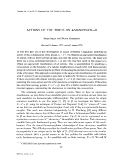 ACTIONS OF THE TORUS ON 4-MANIFOLDS-II