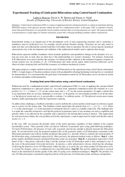 Experimental Tracking of Limit-point Bifurcations