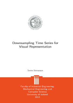 Downsampling Time Series for Visual Representation