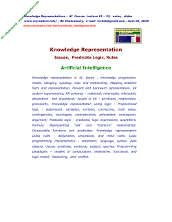 Knowledge Representation
