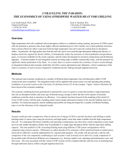 The Economics of Using Otherwise Wasted Heat for Chilling