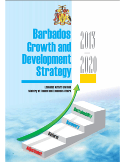 Barbados Growth and Development Strategy 2013-2020