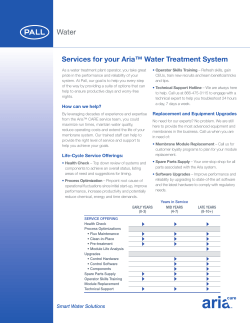 Aria CARE - Pall Water