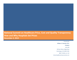 Measuring and Managing Cost Using Benchmarking