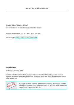 On refinements of certain inequalities for means