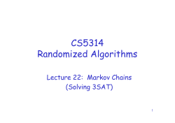 CS5314 Randomized Algorithms