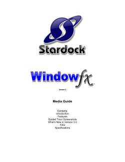 A Guided Tour - Stardock Corporation