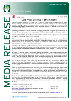 Land Prices Continue to Stretch Higher