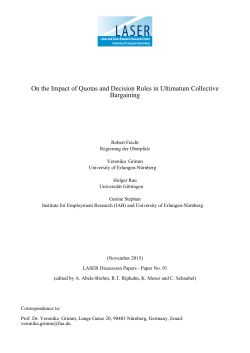 On the Impact of Quotas and Decision Rules in Ultimatum