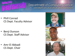 Computer Science Lower Division Curriculum Restructuring