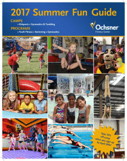 to the Summer Camp Fun Guide and Register!