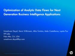 Live Business Intelligence: From Data to Insights