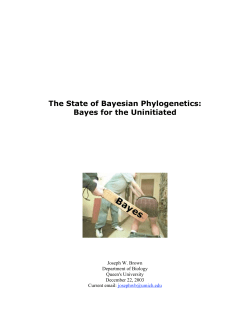 The State of Bayesian Phylogenetics: Bayes for the Uninitiated