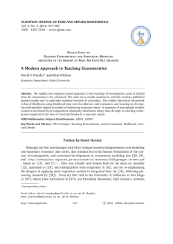 A Modern Approach to Teaching Econometrics