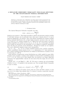 A BIENAYM&Eacute;&ndash;CHEBYSHEV INEQUALITY FOR SCALE MIXTURES